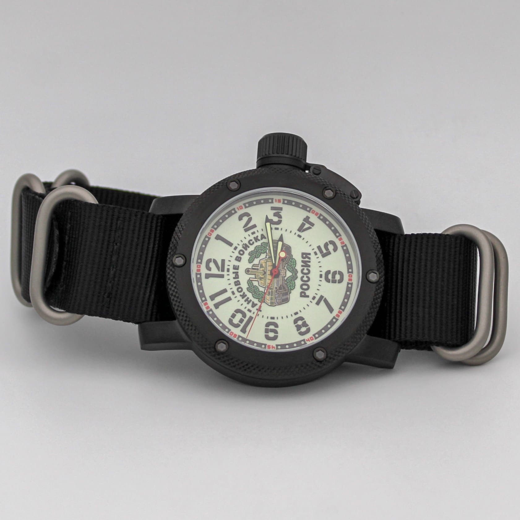 Часы Танковые войска РОССИЯ, механизм Восток 2415.01