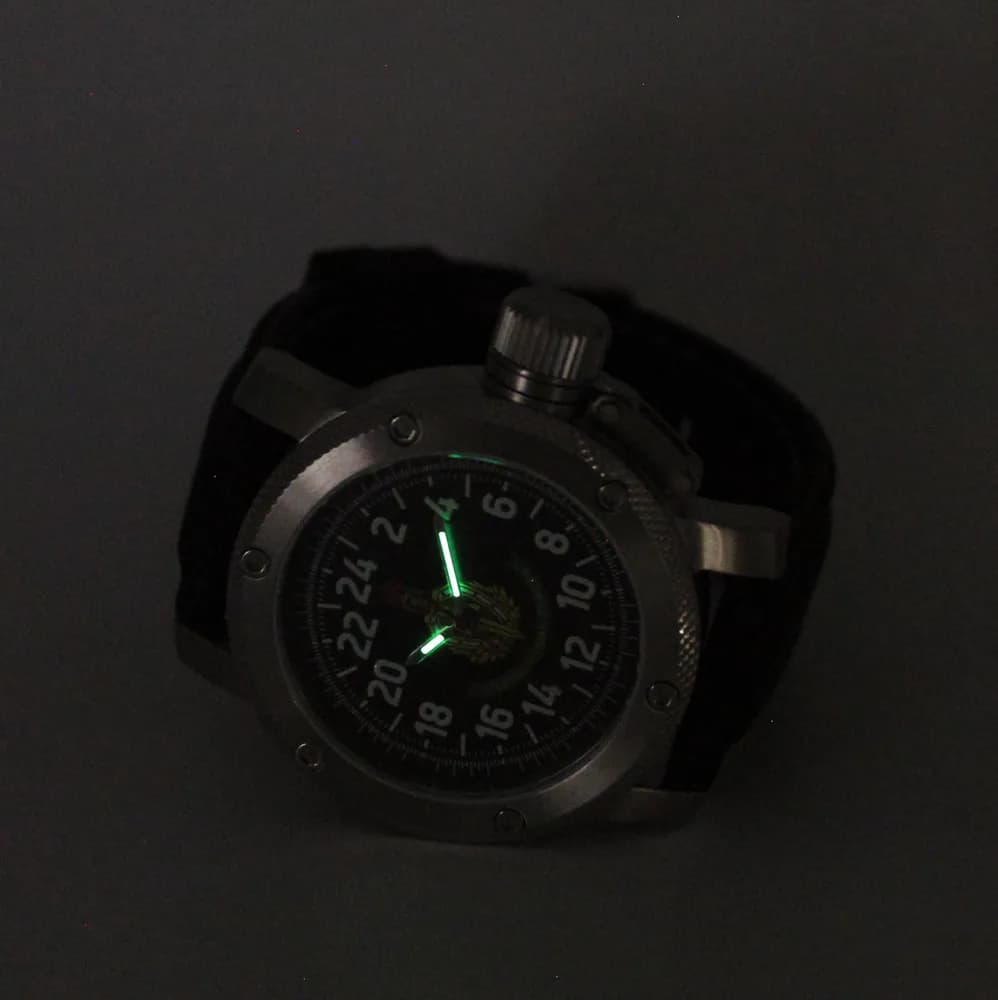 Часы наручные Погранвойска 174.11, механические, механизм Ракета 2623