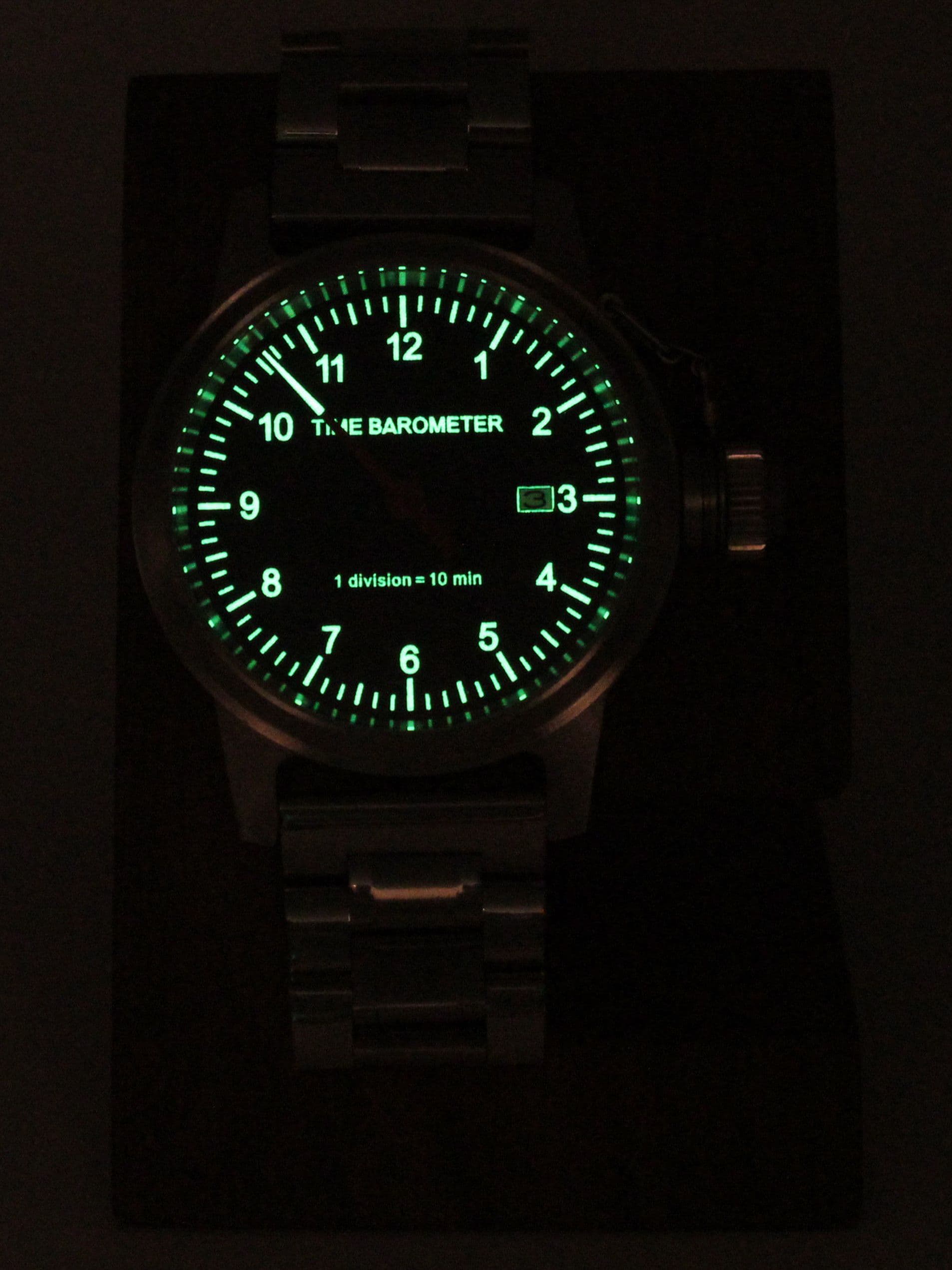 Часы Time Barometer однострелочные механические с автоподзаводом (Seiko NH35A) 45.177.2