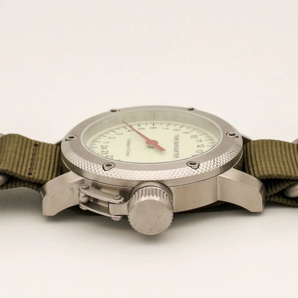 Часы наручные Time Barometer 1600.21  одно стрелочные, механические (сапфировое стекло) с автоподзаводом, механизм Восток 2431 