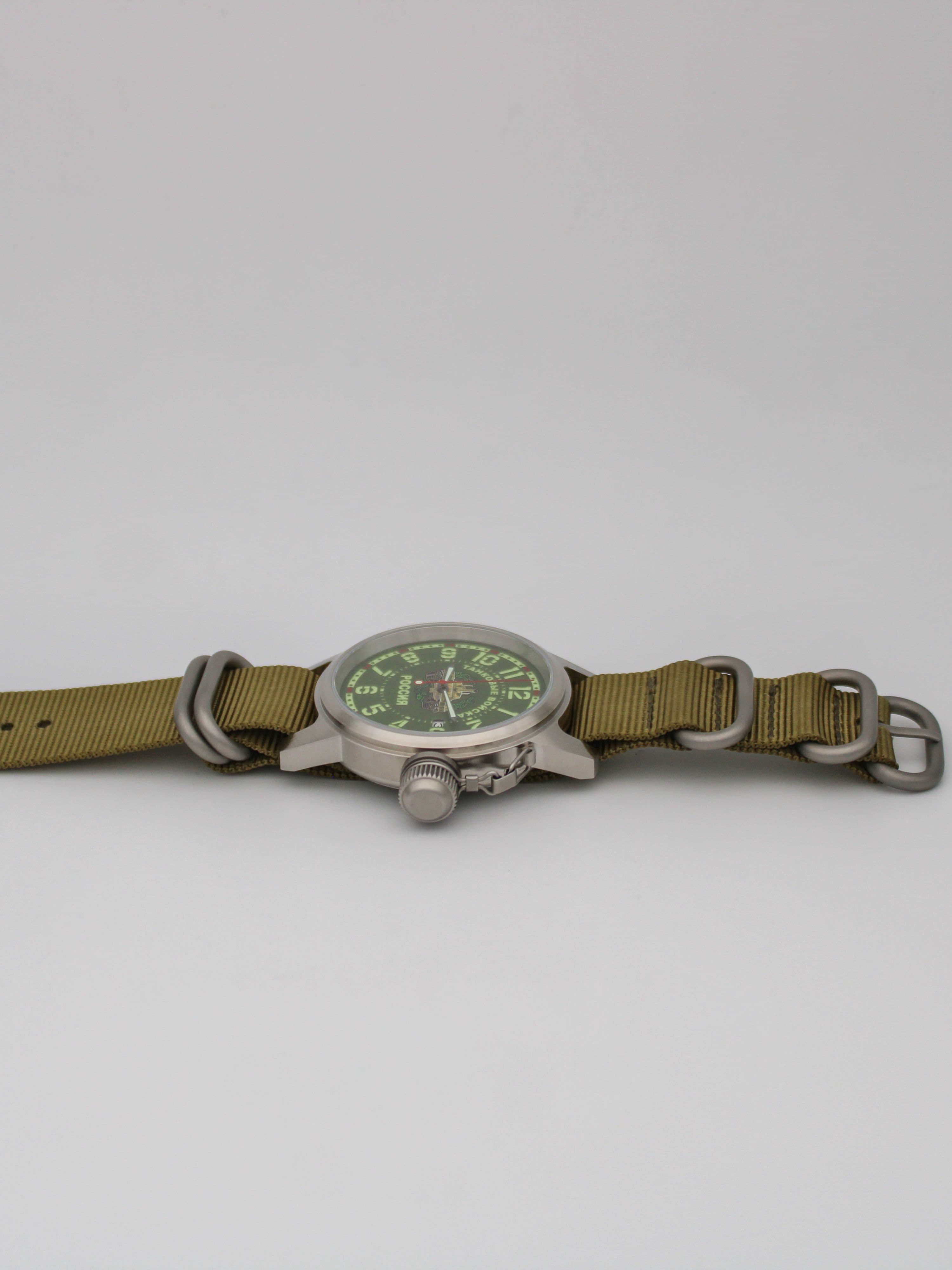 Часы Танковые войска механические с автоподзаводом (Seiko NH35A) 45.270.21