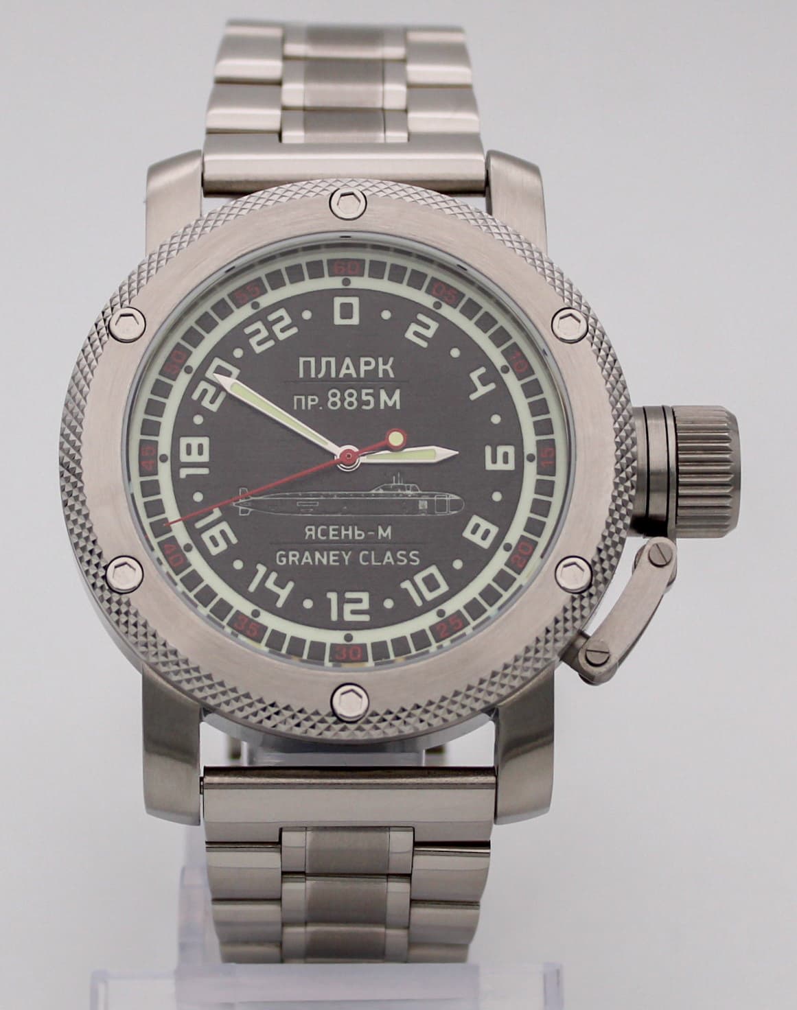 Часы  ПЛАРК 885 М Ясень-М (Graney class) механизм Восток 2431.01