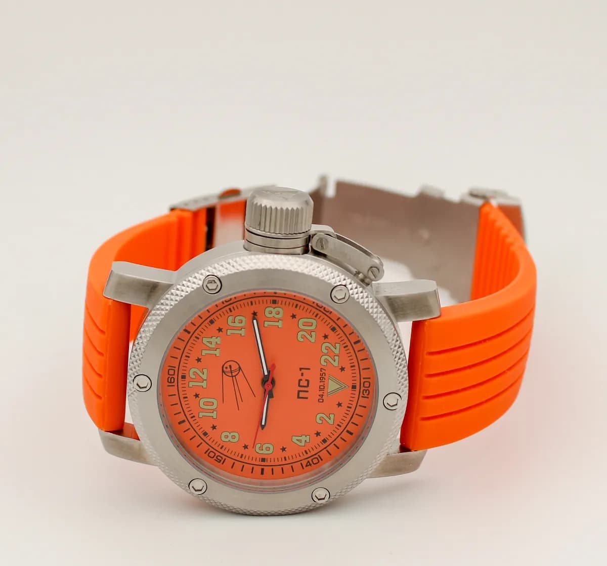 Часы наручные  "Простейший Спутник-1", механические  123.15 ,  механизм Ракета 2623 Н