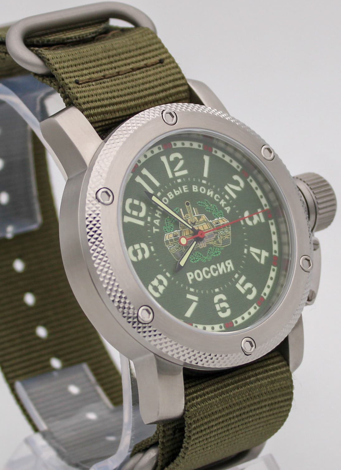 Часы Танковые войска РОССИЯ, механизм Восток 2415.01