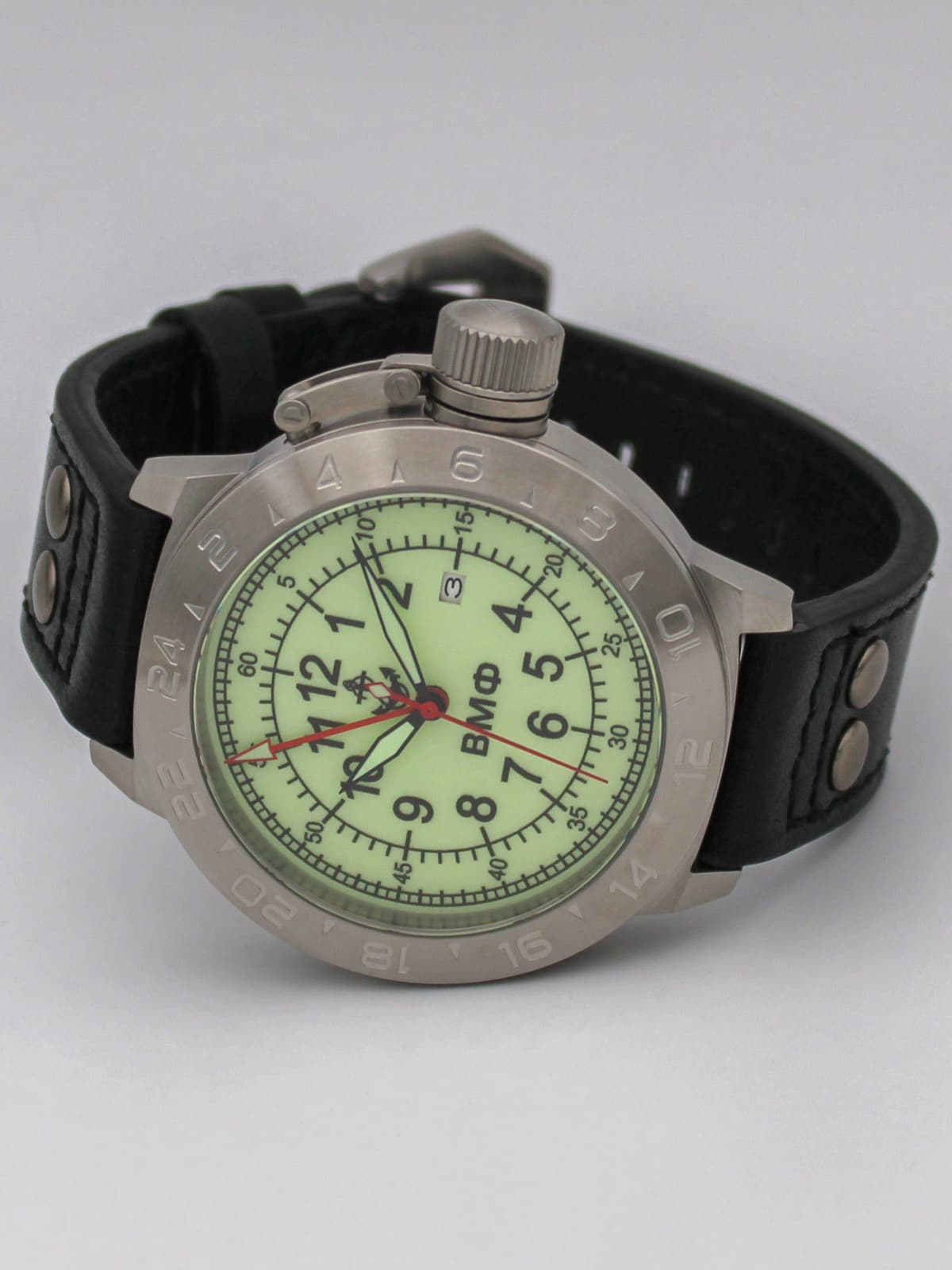 Часы ВМФ механические с автоподзаводом (Seiko NH34A) 52.320.01