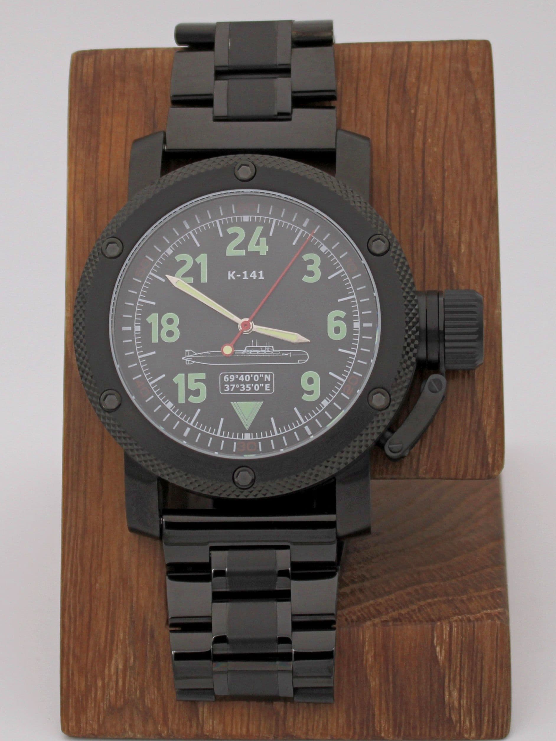 Часы К-141 / Курск (Oscar-II) механические с автоподзаводом (Восток 2431) 101.089.1