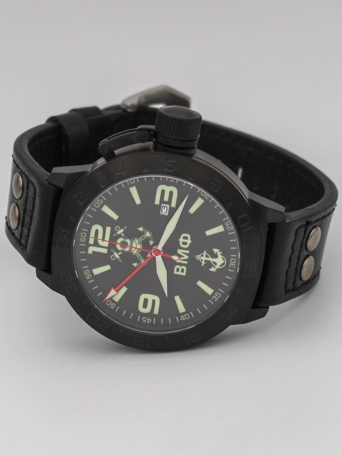 Часы ВМФ механические с автоподзаводом (Seiko NH34A) 152.026.01