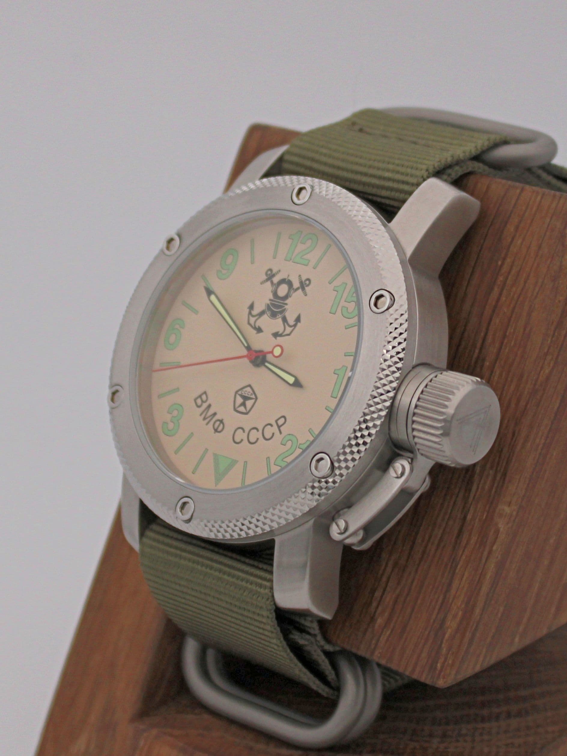 Часы ВМФ СССР механические с автоподзаводом (Восток 2431) 01.022.21