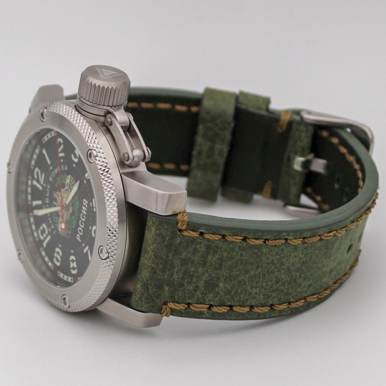 Часы Танковые войска РОССИЯ, механизм Восток 2415.01