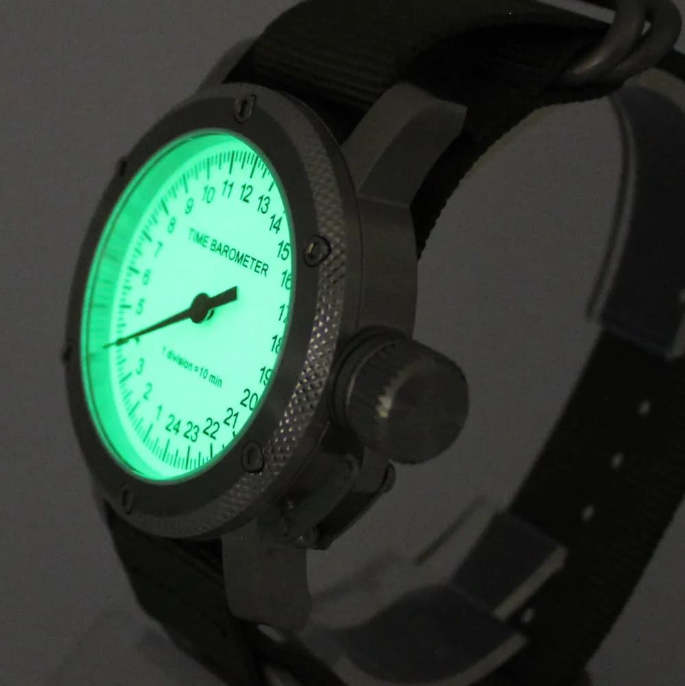 Часы наручные Time Barometer 1600.21  одно стрелочные, механические (сапфировое стекло) с автоподзаводом, механизм Восток 2431 