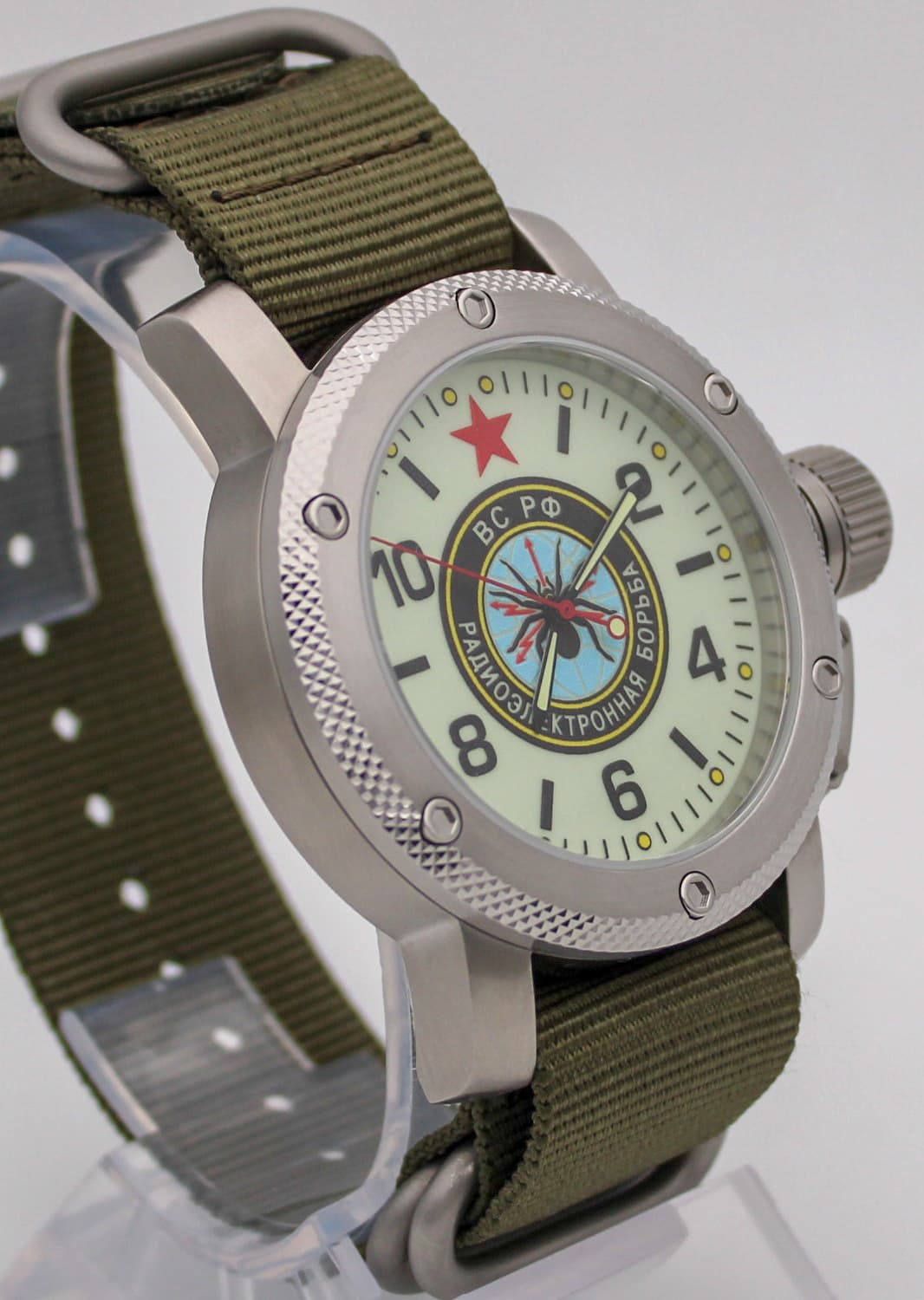 Часы РЭБ / ВС РФ Радиоэлектронная борьба, механизм Восток 2415.01