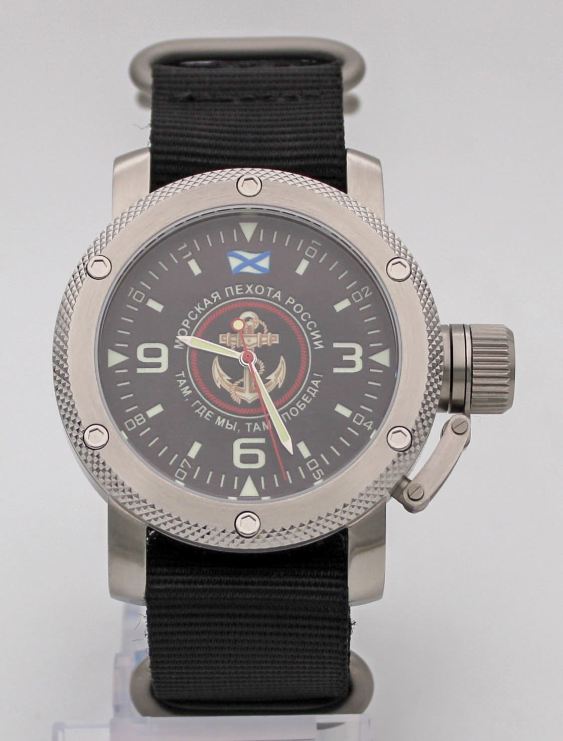 Часы Морская пехота России / там,где мы,там-победа! механизм Восток 2415.01