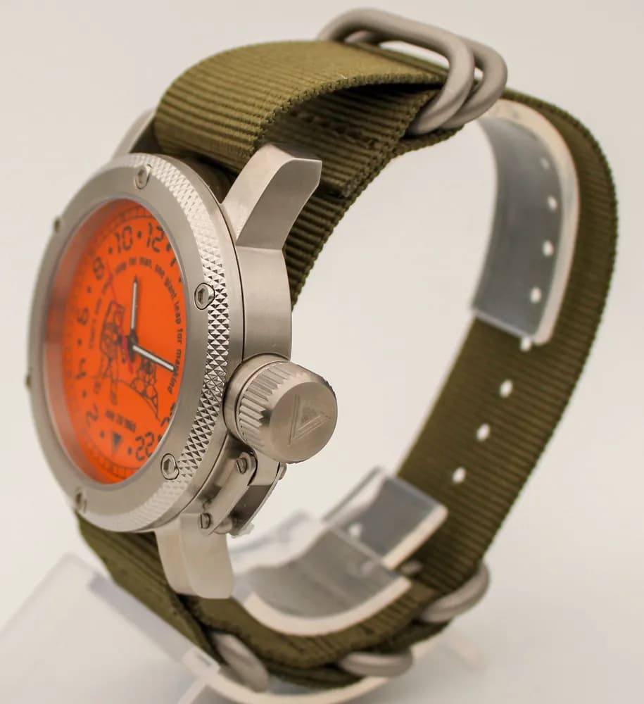 Часы Высадка на Луне механические 127.12 механизм Ракета 2623