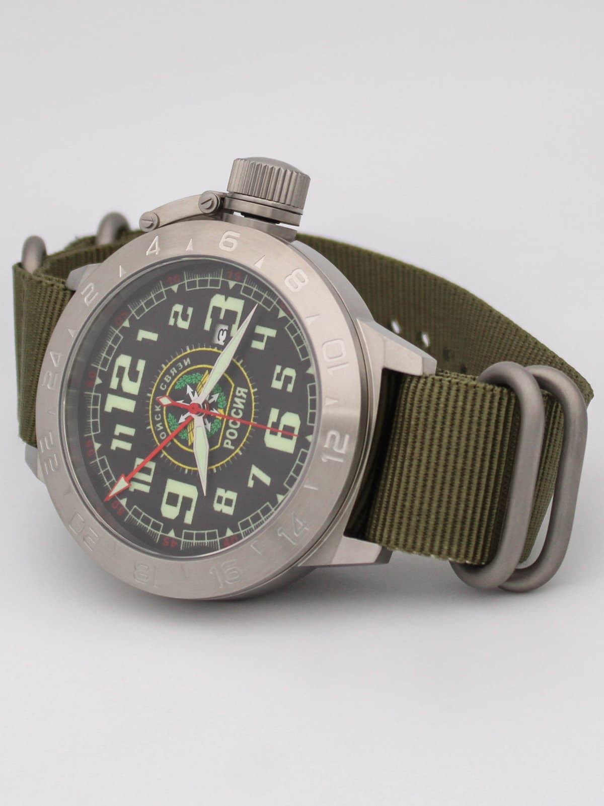 Часы Войска связи механические с автоподзаводом (Seiko NH34A) 52.197.21