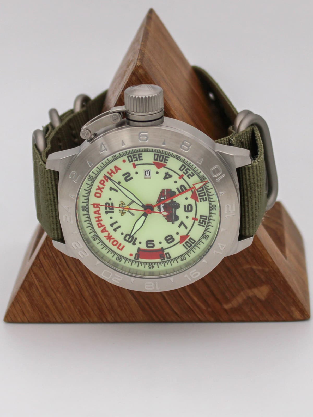 Часы Пожарная охрана (ЗИЛ) механические с автоподзаводом (Seiko NH34A) 52.330.21