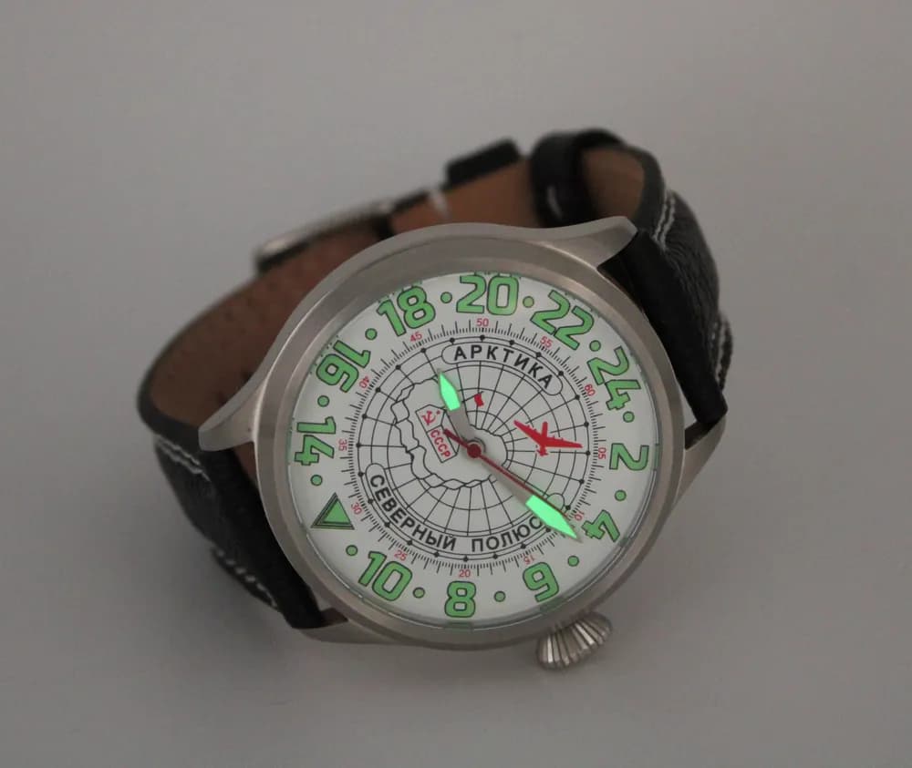 Часы Полярные, Арктика "Северный Полюс-1", 11.220.011 механические,  механизм Восток 2423