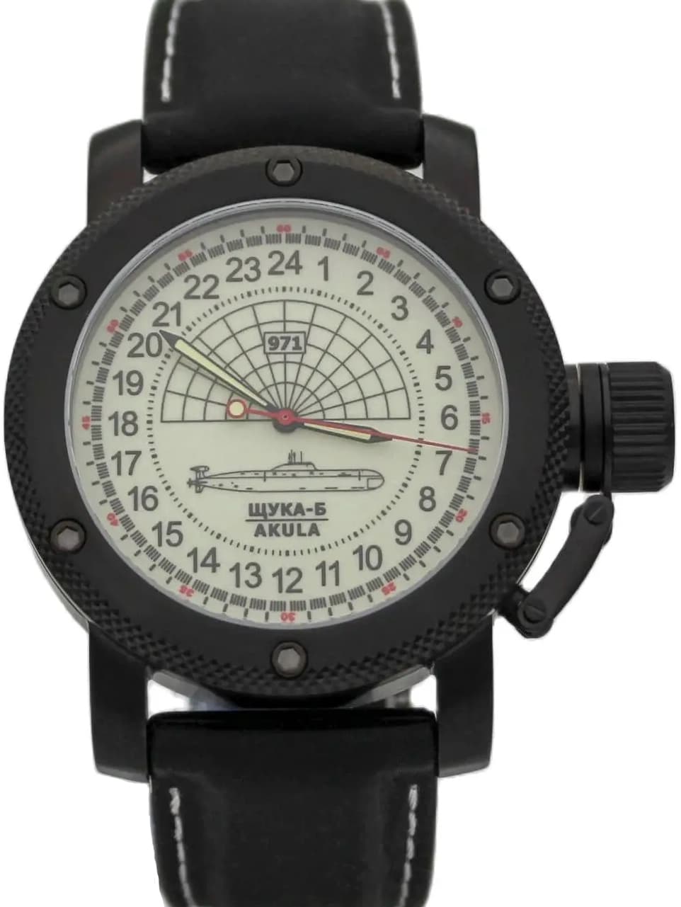 Часы 971 Щука-Б (Акула), механизм Восток 2415.01