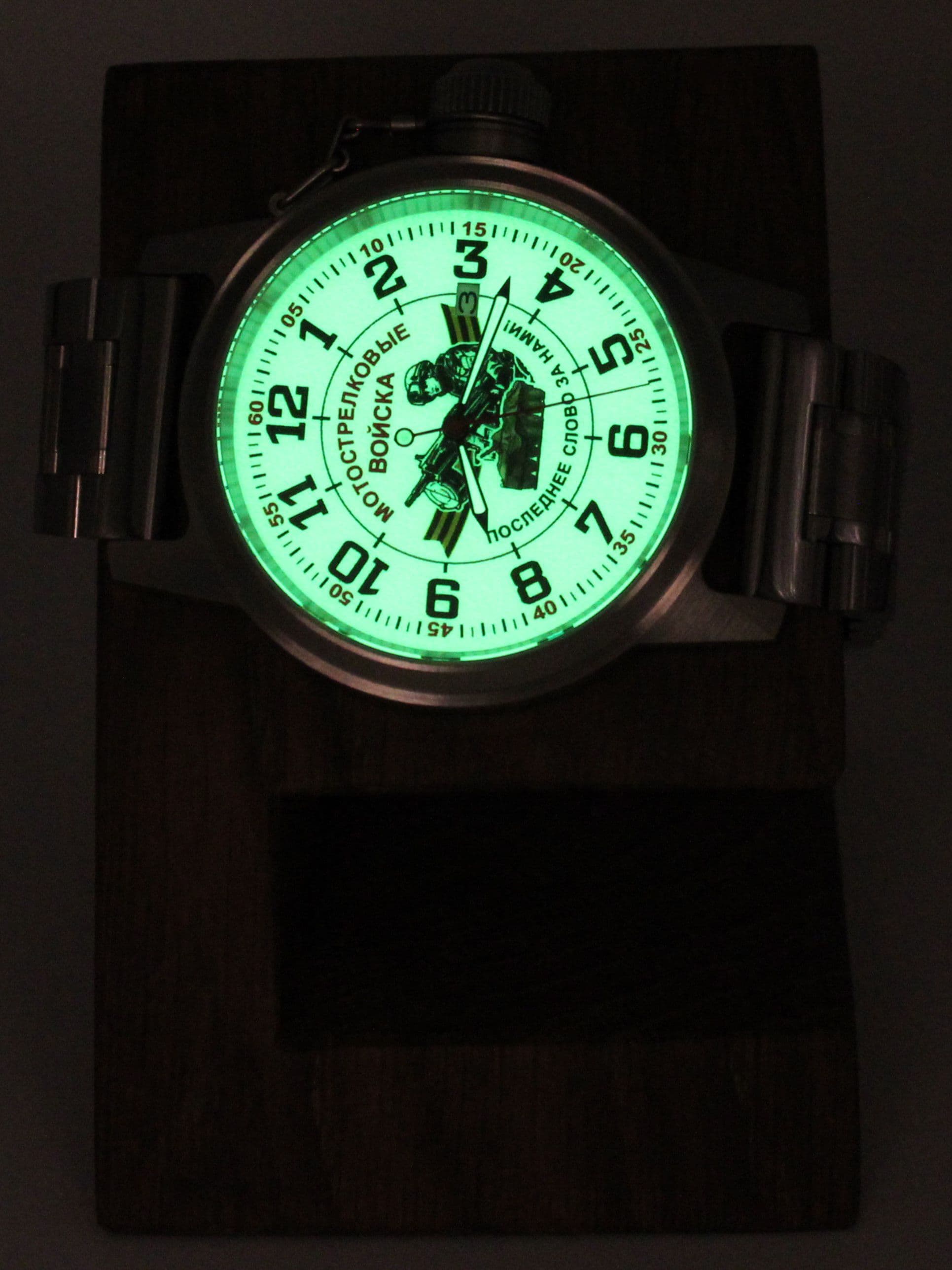 Часы Мотострелковые войска механические с автоподзаводом (Seiko NH35A) 45.285.2