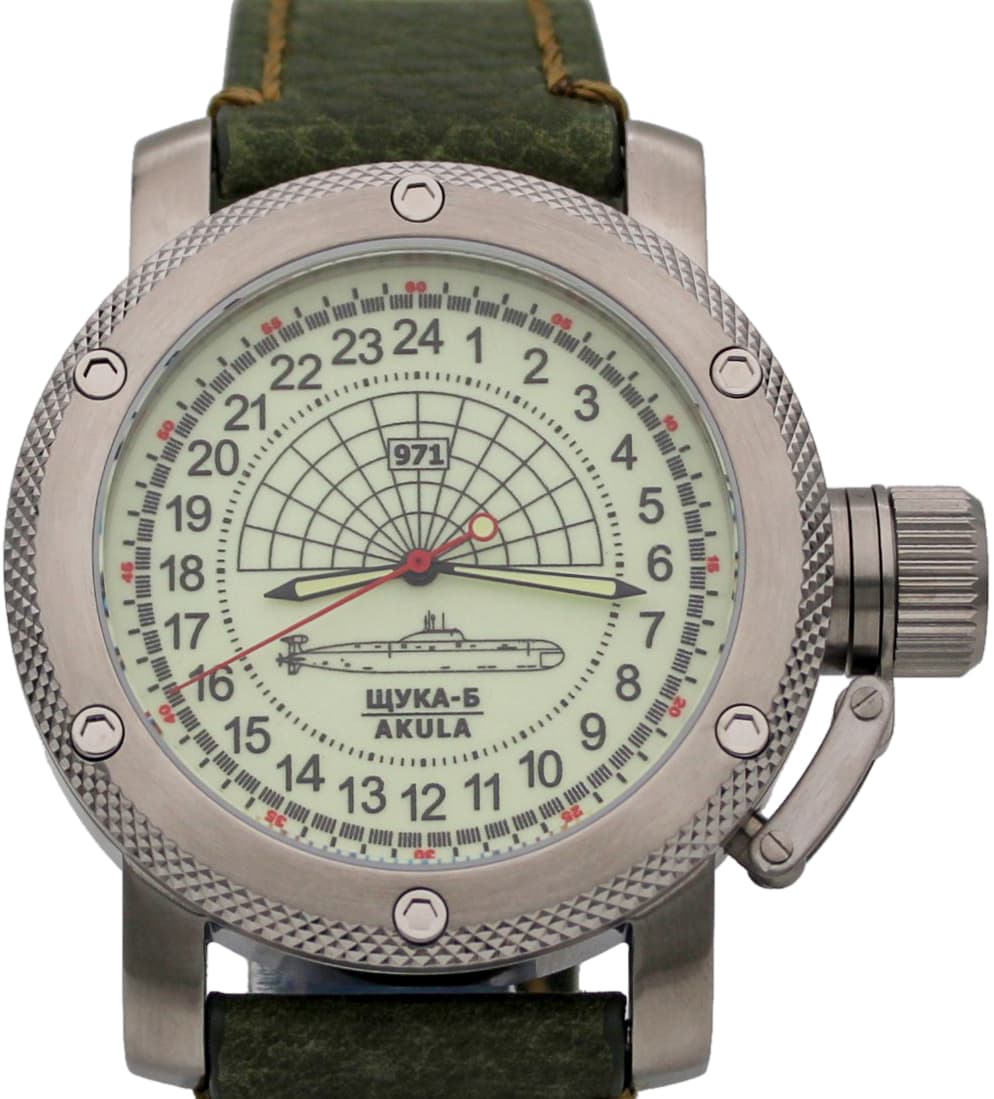 Часы 971 Щука-Б (Акула), механизм Восток 2415.01