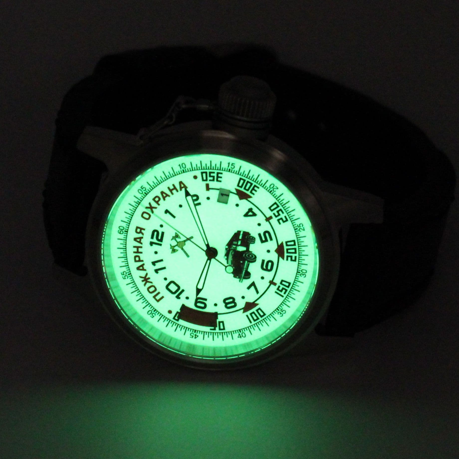 Часы Пожарная охрана (ЗИЛ) механические с автоподзаводом (Seiko NH35A) 45.330.01