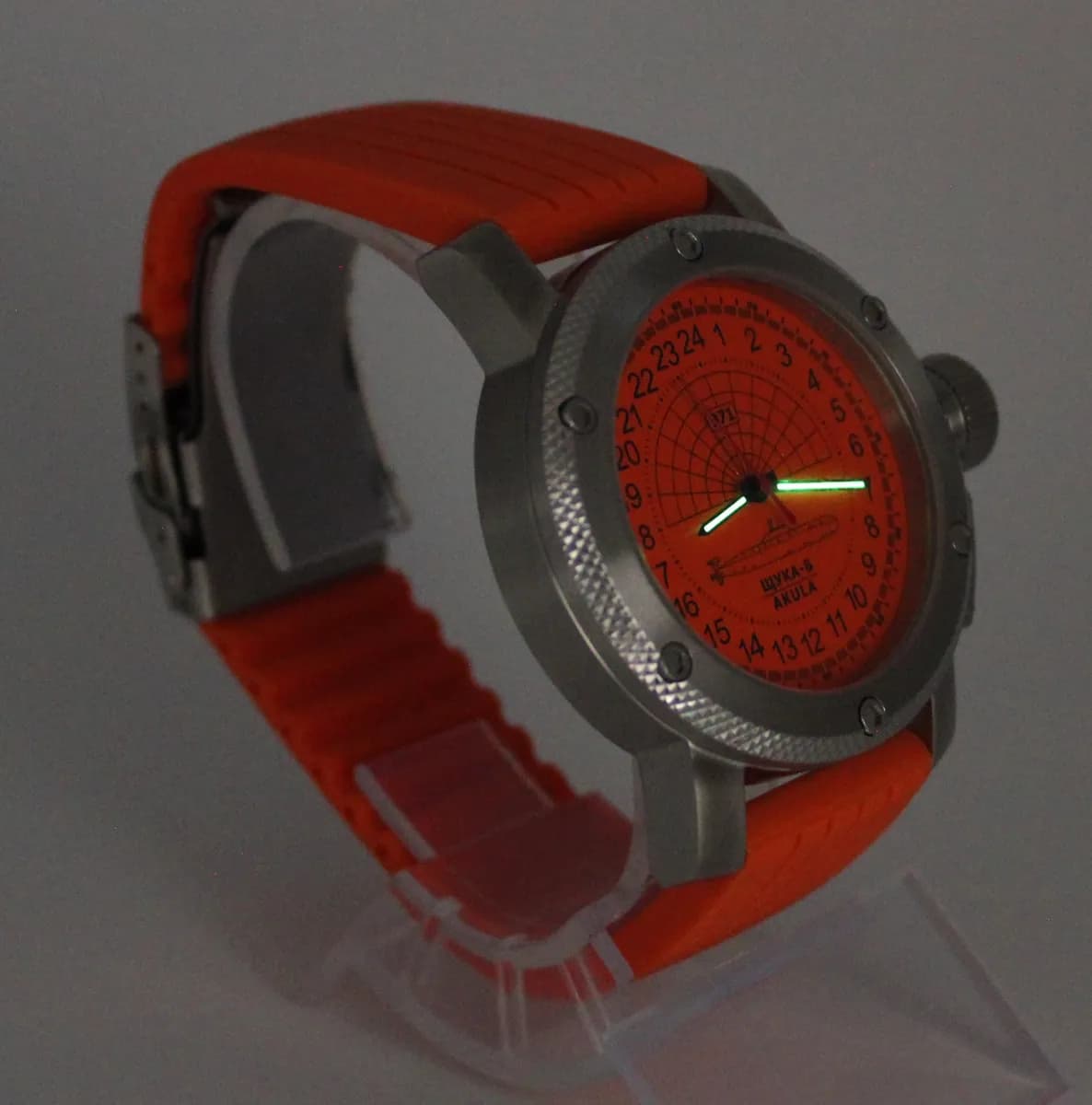 Часы наручные 971 / Щука-Б (Akula), механические  062.15 ,  противоударные,  механизм Ракета 2623 Н