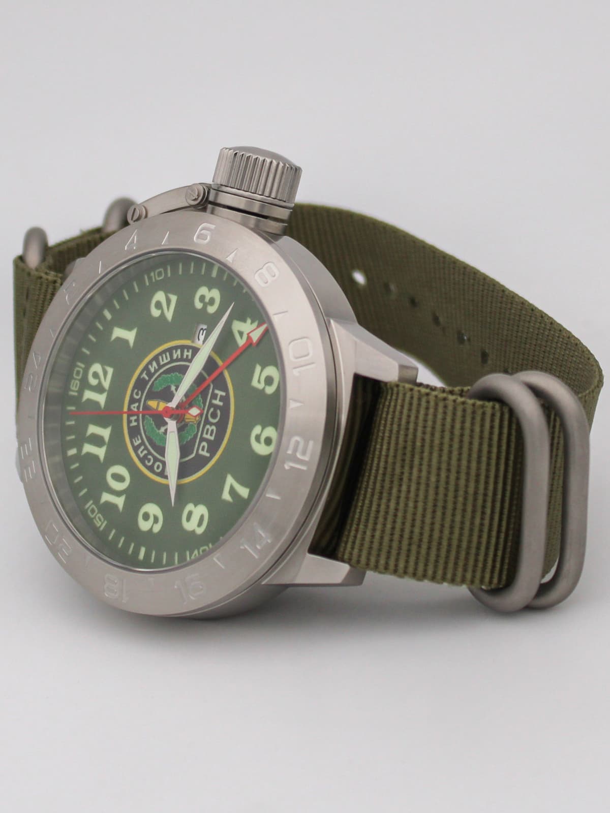 Часы РВСН механические с автоподзаводом (Seiko NH34A) 52.309.21