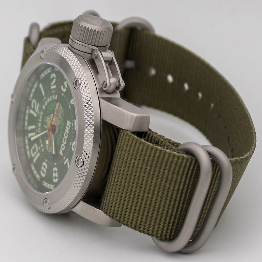 Часы Танковые войска РОССИЯ, механизм Восток 2415.01