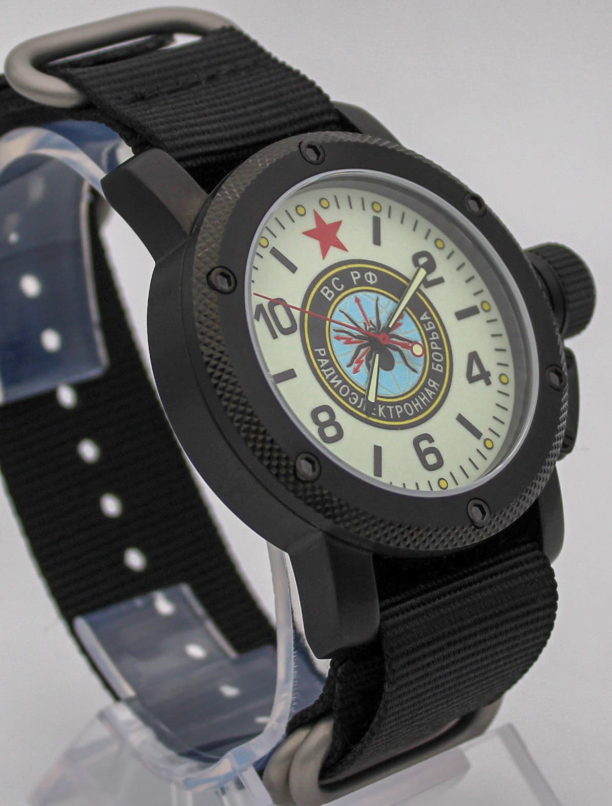 Часы РЭБ / ВС РФ Радиоэлектронная борьба, механизм Восток 2415.01