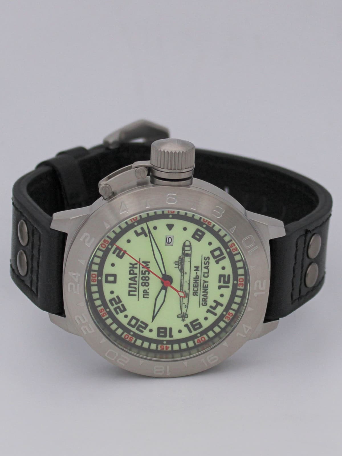 Часы ПЛАРК 885М Ясень-М (Graney class) механические с автоподзаводом (Seiko NH34A) 52.193.01