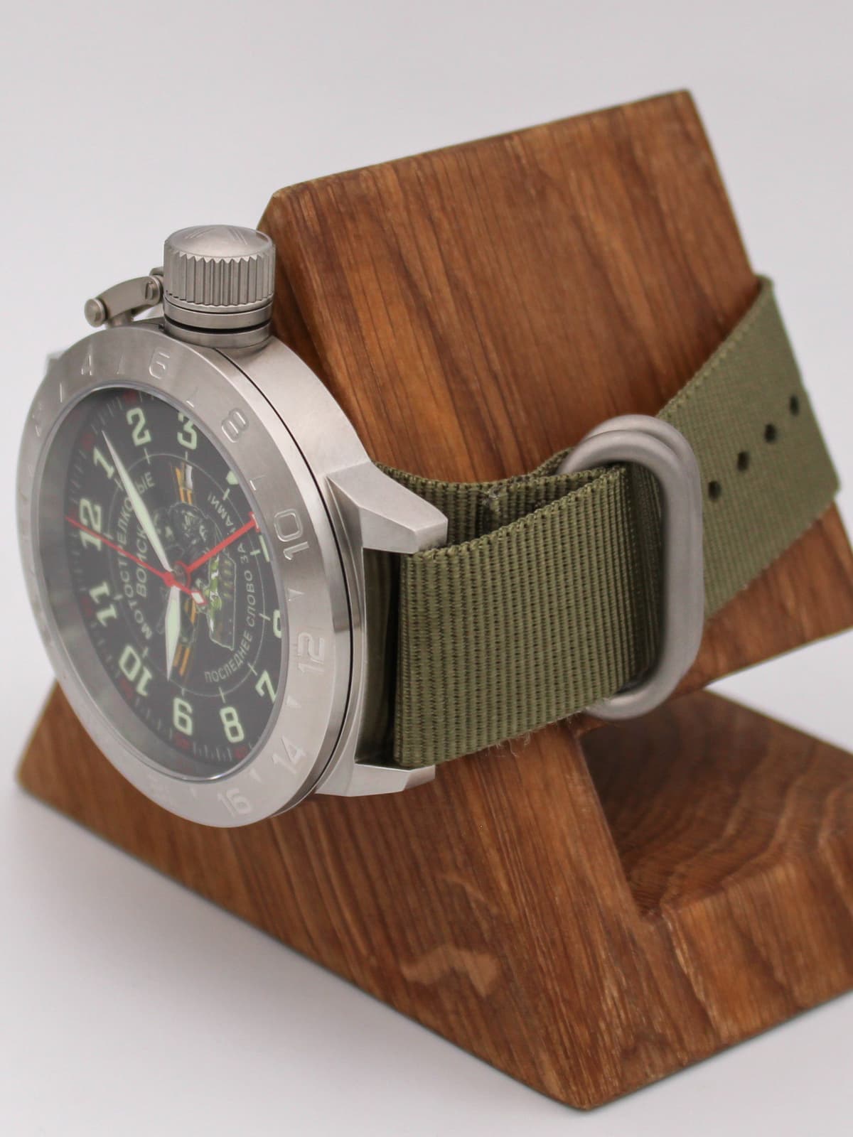 Часы Мотострелковые войска механические с автоподзаводом (Seiko NH34A) 52.286.21