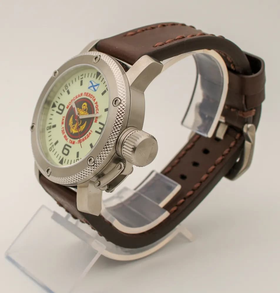 Часы наручные Морская пехота 166.02, механические, механизм Ракета 2609НА