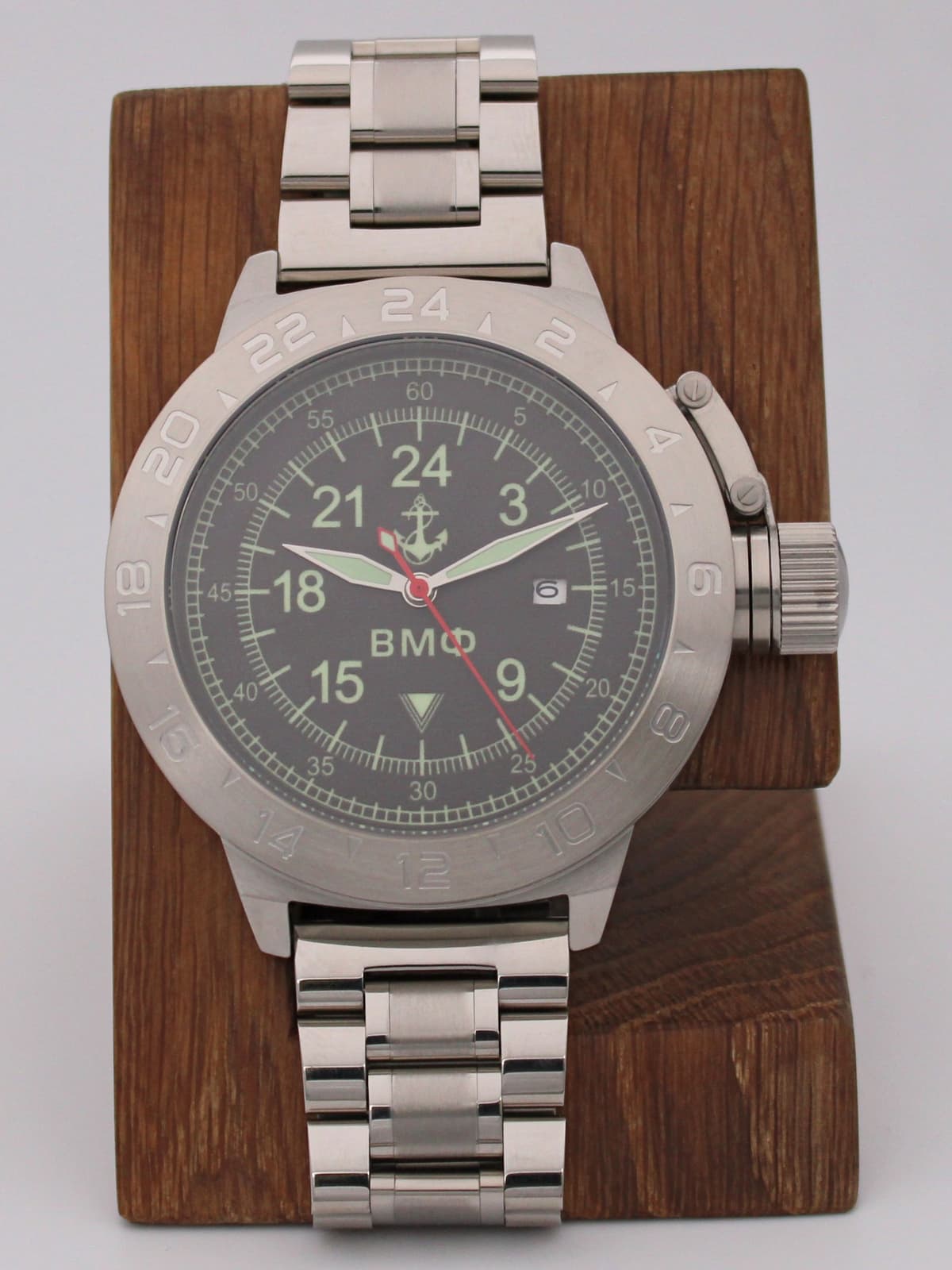 Часы ВМФ кварцевые (Ronda 515.24H) Q52.060.2