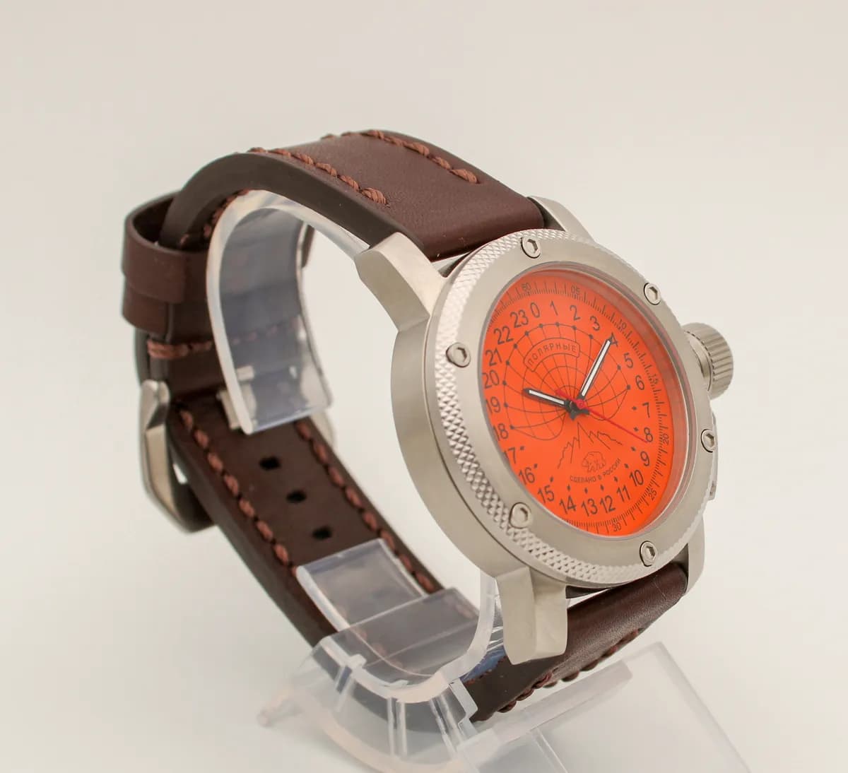 Часы Полярные механические с автоподзаводом (сапфировое стекло) 1132.02,  механизм Восток 2431