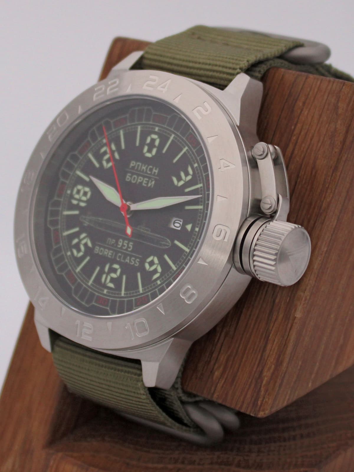 Часы РПКСН 955 Борей (Borei class) механические с автоподзаводом (Seiko NH34A) 52.191.21