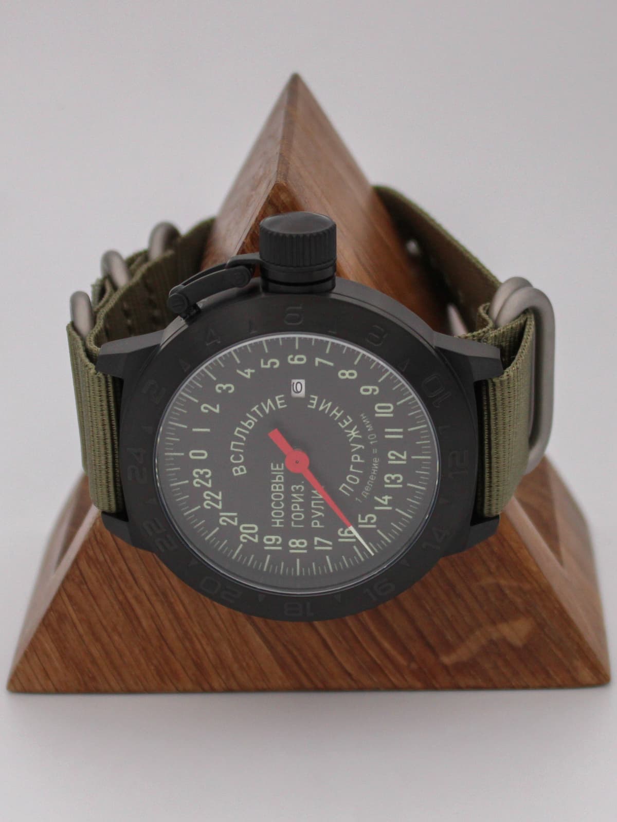 Часы Погружение / Всплытие однострелочные механические с автоподзаводом (Seiko NH34A) 152.182.21