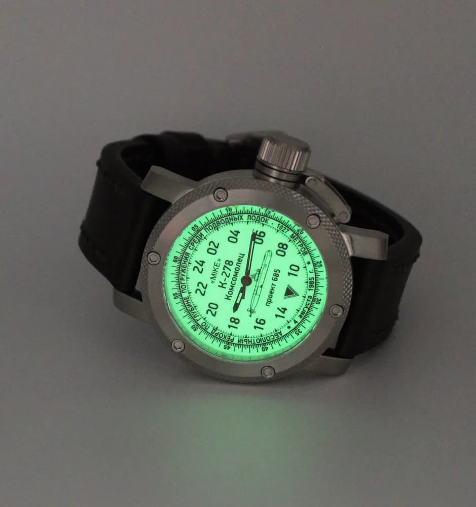 Часы К-278 / Комсомолец (Mike) 1045.02 механические с автоподзаводом (сапфировое стекло), механизм Восток 2431