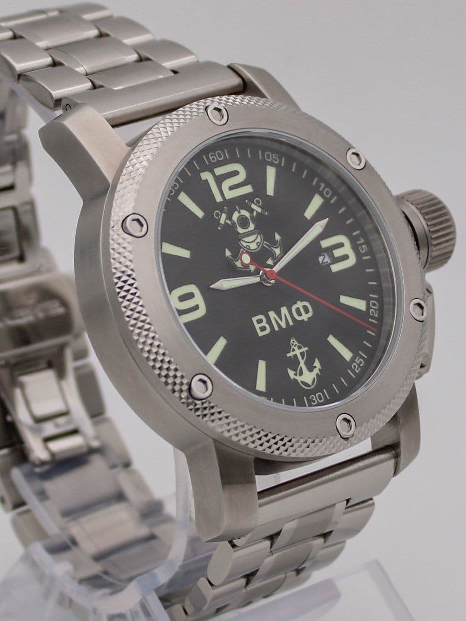 Часы ВМФ механические с автоподзаводом (Miyota 8215) 05.1026.2