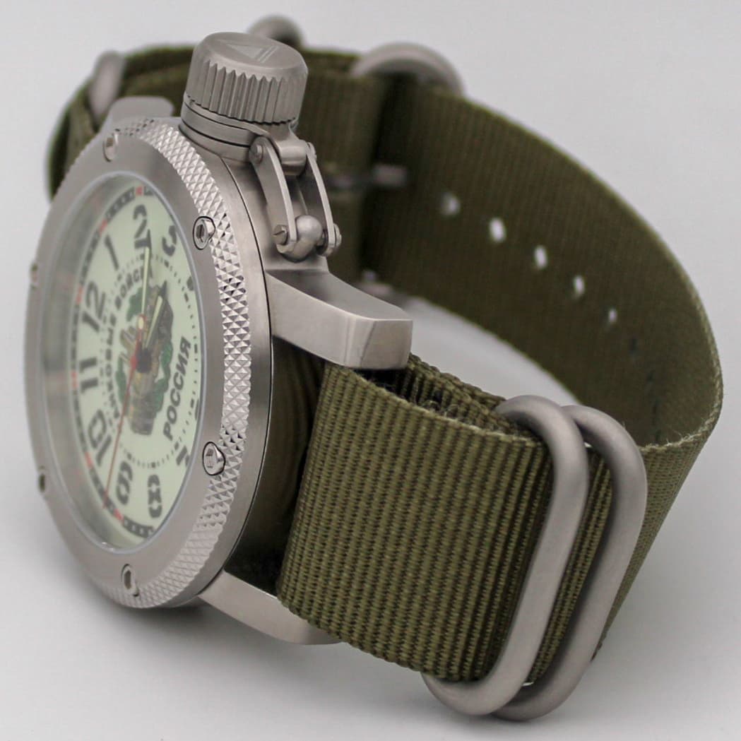 Часы Танковые войска РОССИЯ, механизм Восток 2415.01