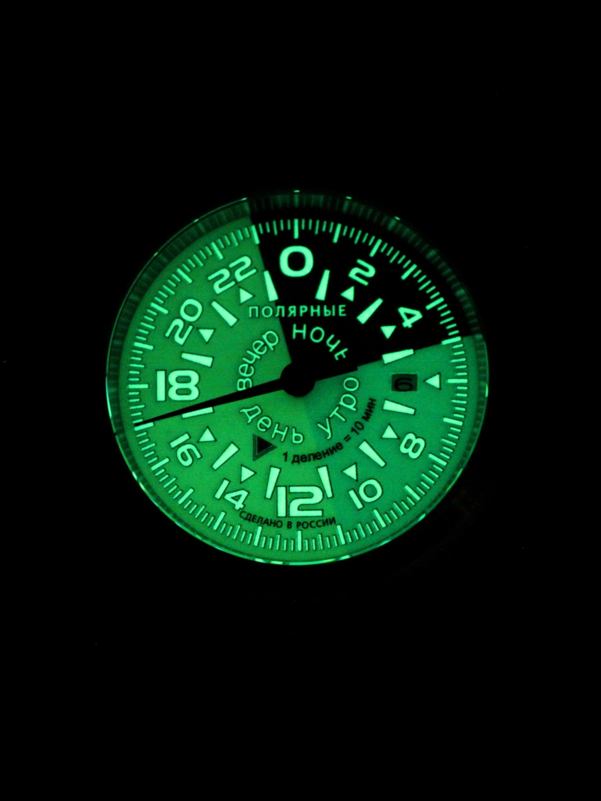 Часы "Утро/День/Вечер/Ночь" однострелочные механические с автоподзаводом (Seiko NH34A) 45.203.01