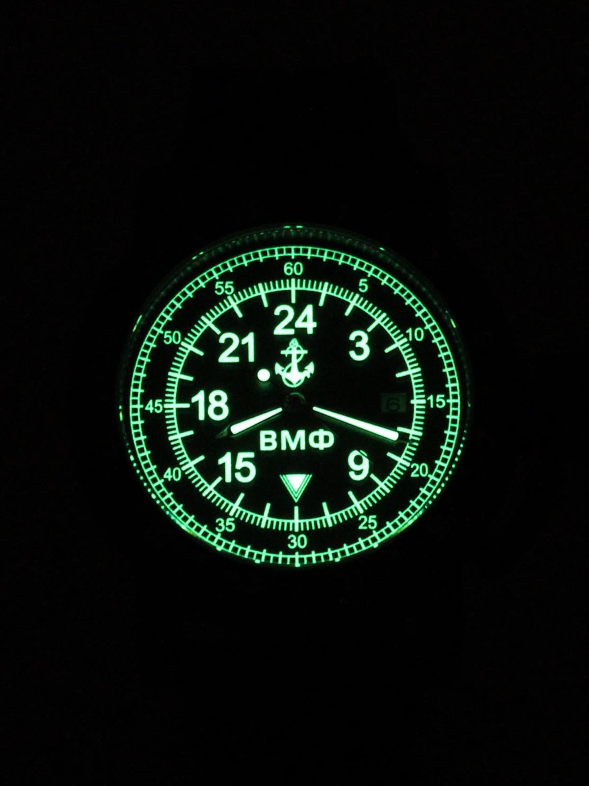 Часы ВМФ кварцевые (Ronda 515.24H) Q147.060.01