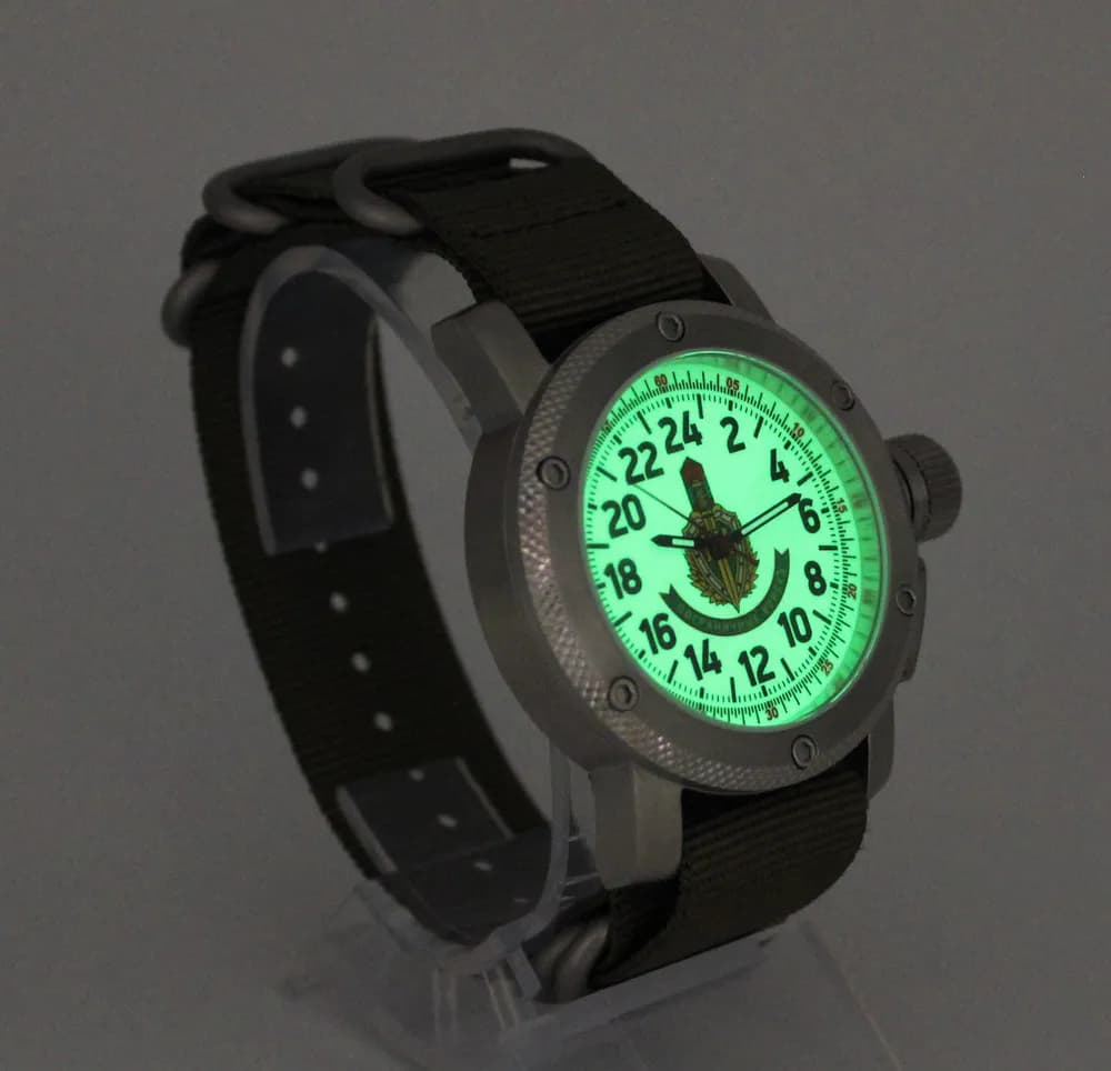 Часы наручные Погранвойска 173.21 механические, механизм Ракета 2623