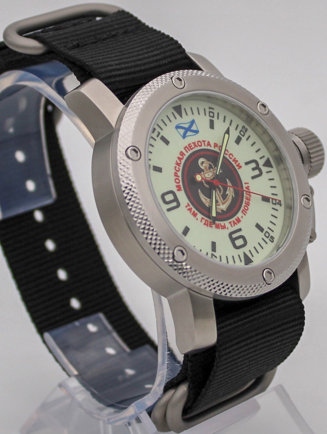 Часы Морская пехота России / там,где мы,там-победа! механизм Восток 2415.01