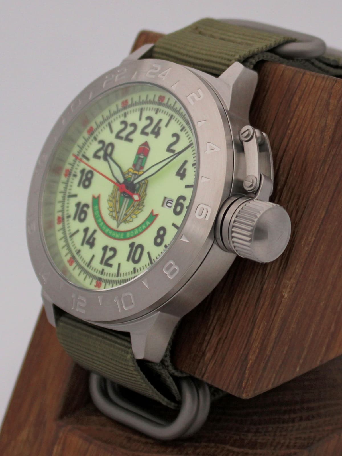 Часы Погранвойска механические с автоподзаводом (Seiko NH34A) 52.173.21