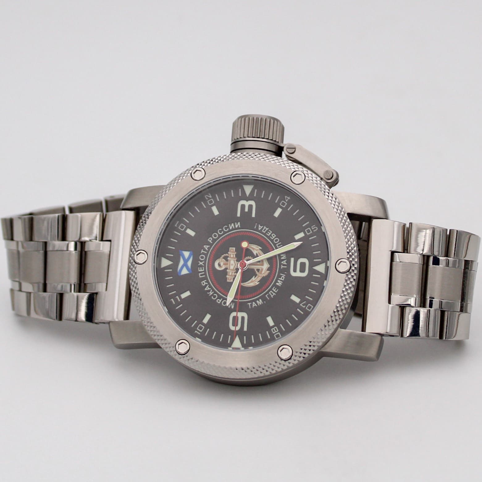 Часы Морская пехота России / там,где мы,там-победа! механизм Восток 2415.01