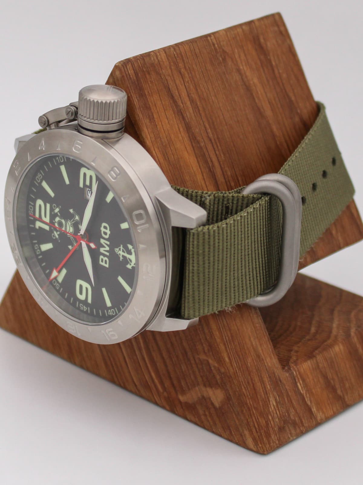 Часы ВМФ механические с автоподзаводом (Seiko NH34A) 52.026.21