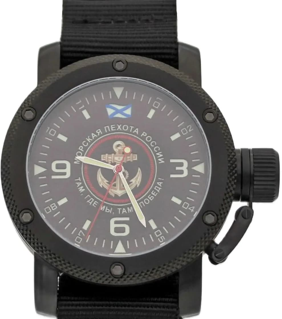 Часы Морская пехота России / там,где мы,там-победа! механизм Восток 2415.01