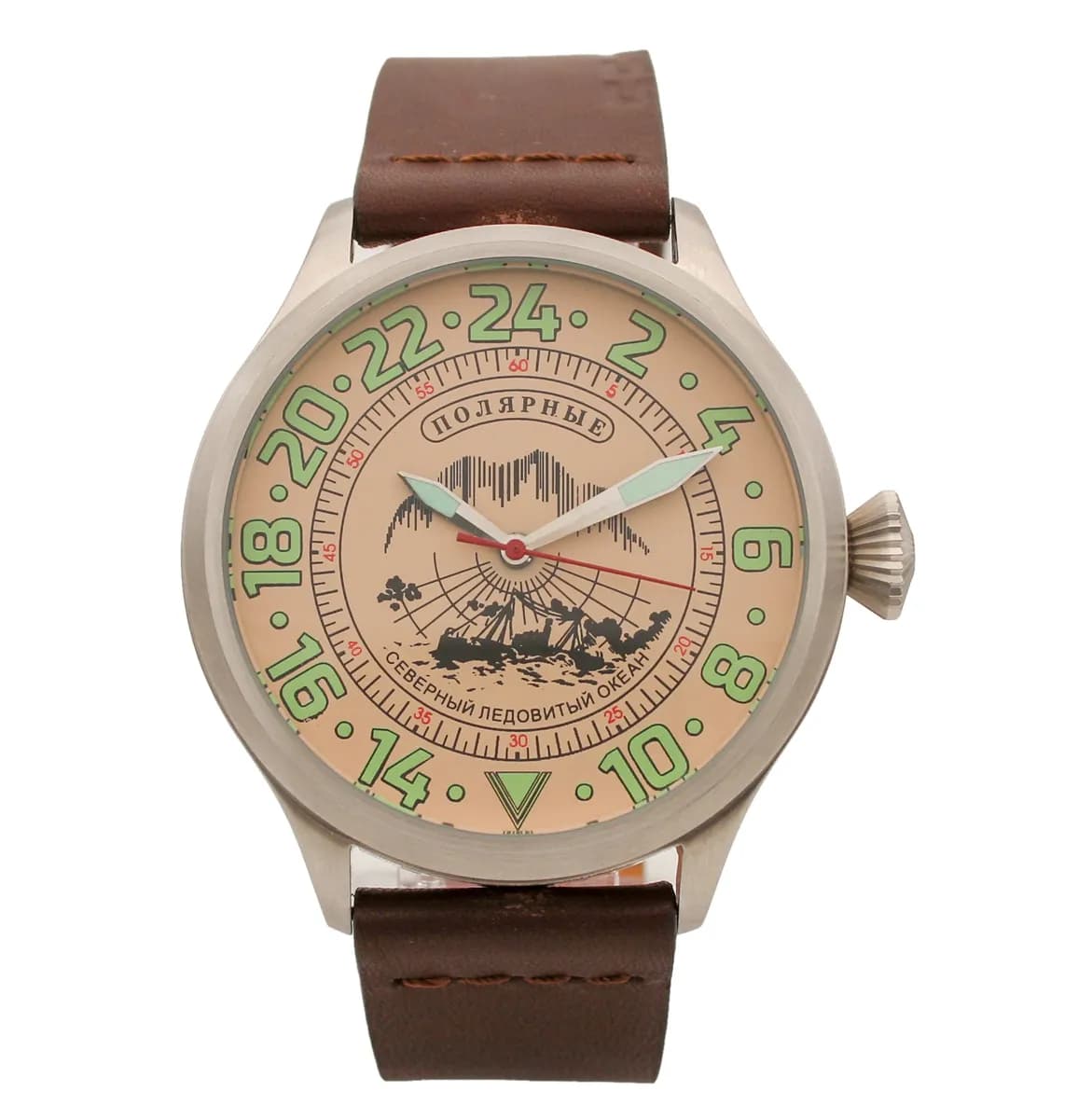 Часы Полярные "Северный Ледовитый океан" 11.227.02 механические, механизм Восток 2423 