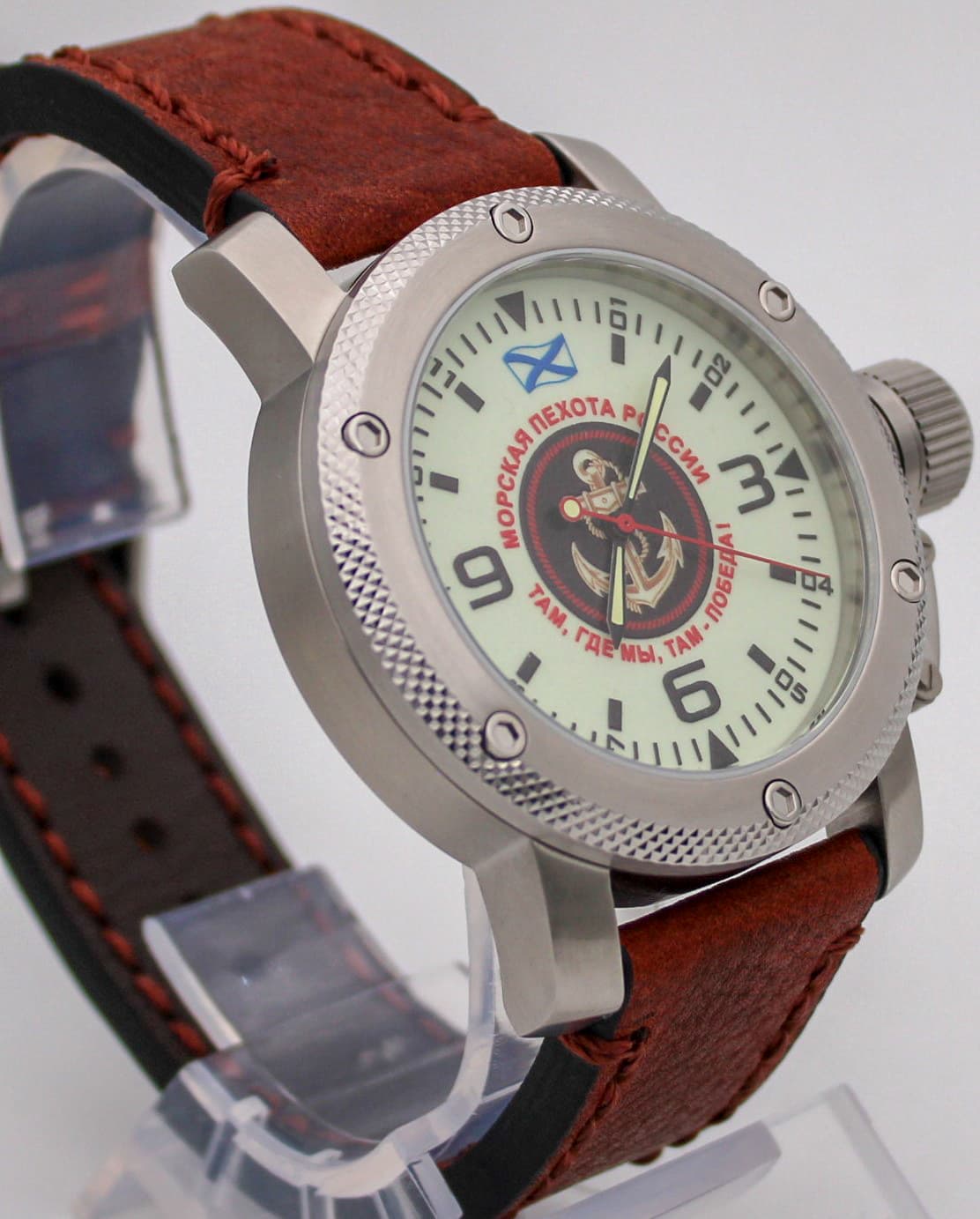 Часы Морская пехота России / там,где мы,там-победа! механизм Восток 2415.01