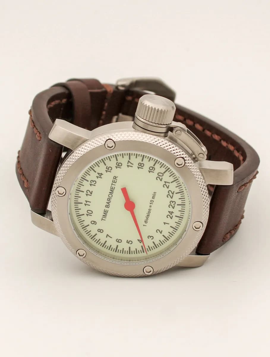 Часы Time Barometer 1600.02  одно стрелочные, механические (сапфировое стекло) с автоподзаводом, механизм Восток 2431 противоударные