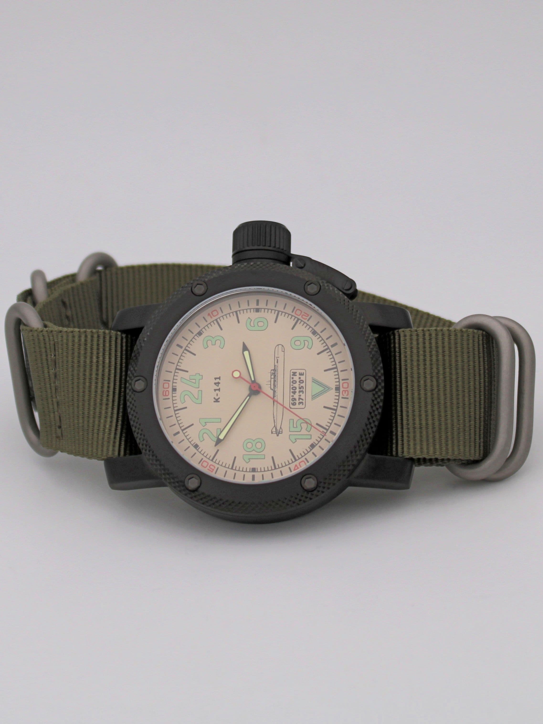 Часы К-141 / Курск (Oscar-II) механические с автоподзаводом (Восток 2431) 101.087.21